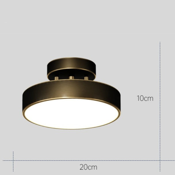 Plafón LED metálico moderno y minimalista Celio