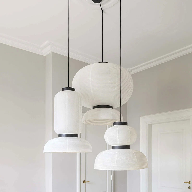 Suspension Design Formakami Moderne Chêne tissé