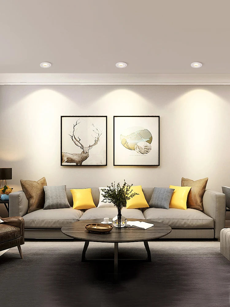 spot led encastré réglable en aluminium pour intérieur