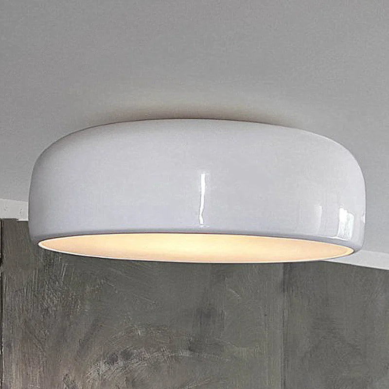 plafonnier led rond design smithfield en aluminium style scandinave hôtel