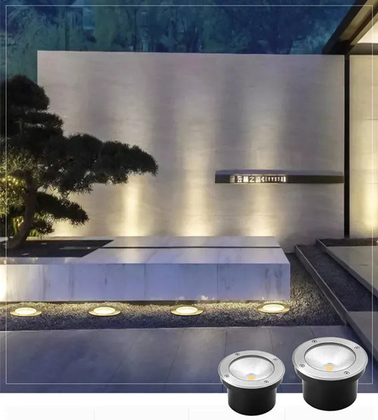 Spot Extérieur Algfree - Lumière De Voie Souterraine Étanche IP67 - Aluminium - Blanc Froid - 2W