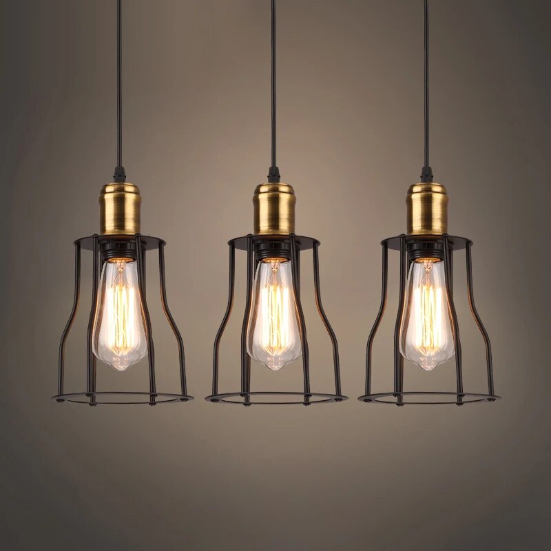 Suspension industrielle Vintage américaine pour Loft