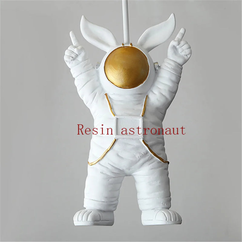 plafonnier led nordique avec astronaute et ballons pour enfants