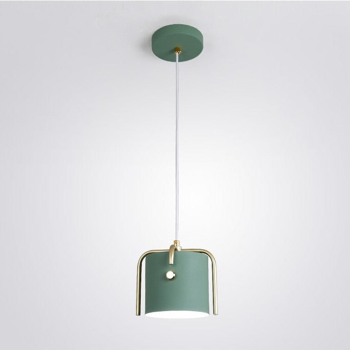 pendant light colored metallic with a touch of gold Figaria