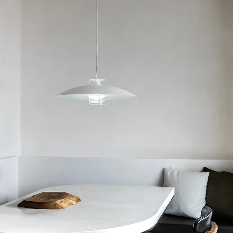 Suspension design nordique lampe à main en aluminium moderne pour chambre à coucher salle à manger Loft E27 Luminaire Suspension luminaires