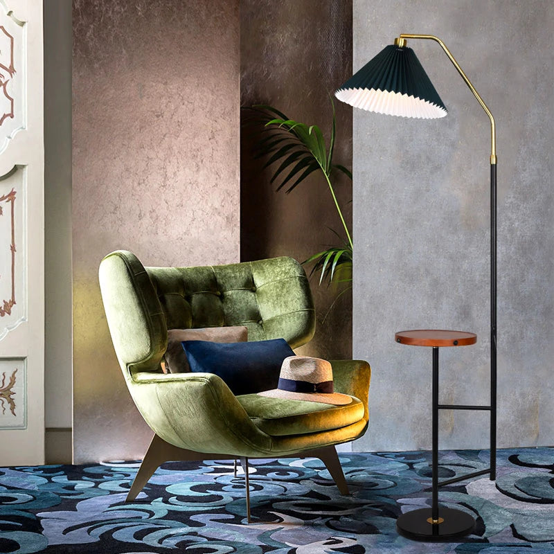 lampadaire contemporain luxe fer art pour table à thé nordique