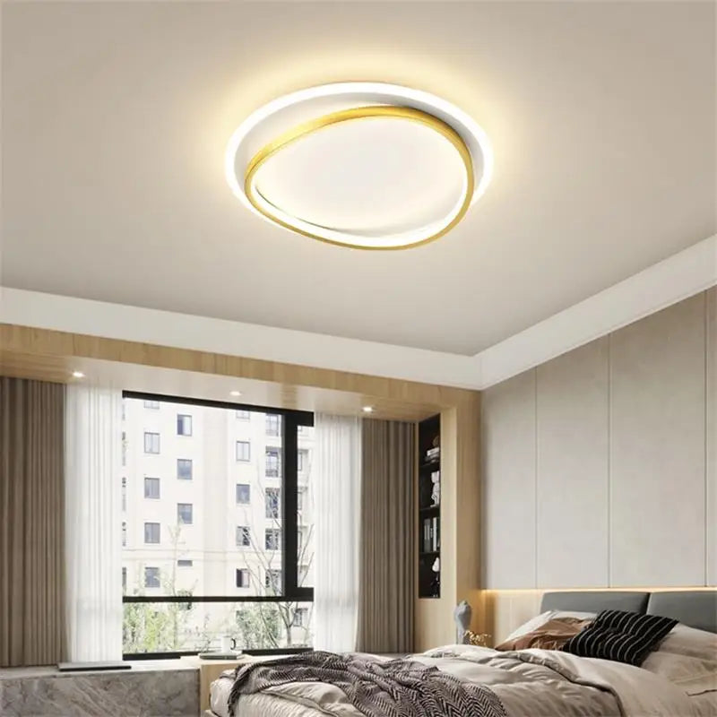 lustre led moderne simple gradation pour ménage