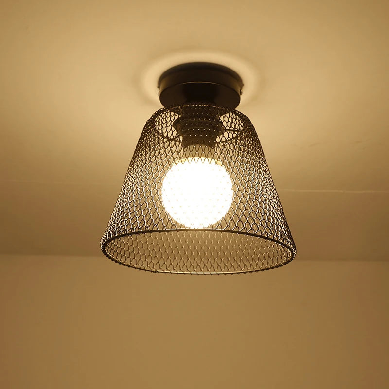 plafonnier en métal déformable pour éclairage décoratif intérieur