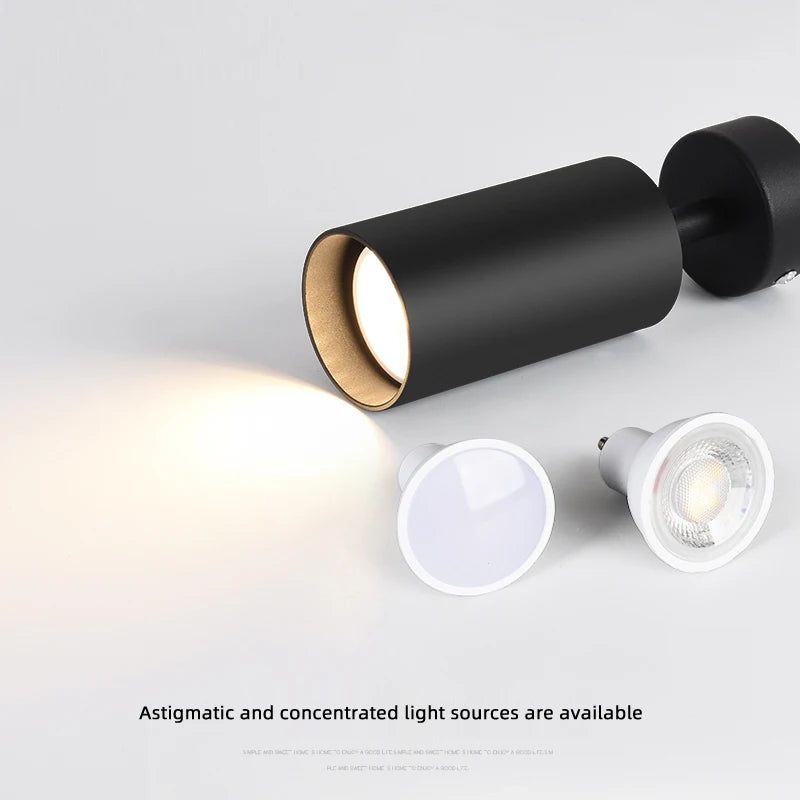 rails d'éclairage led pour magasins monté en surface