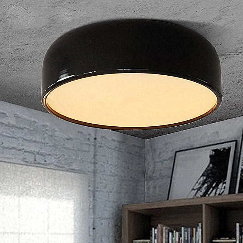 plafonnier led rond design smithfield en aluminium style scandinave hôtel