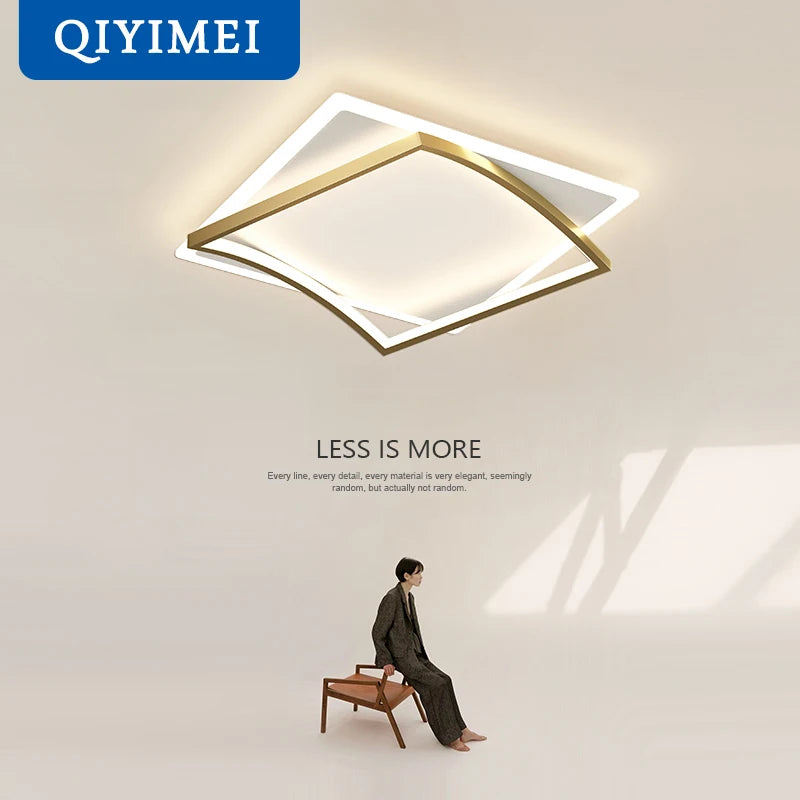 lustre led moderne simple gradation pour ménage