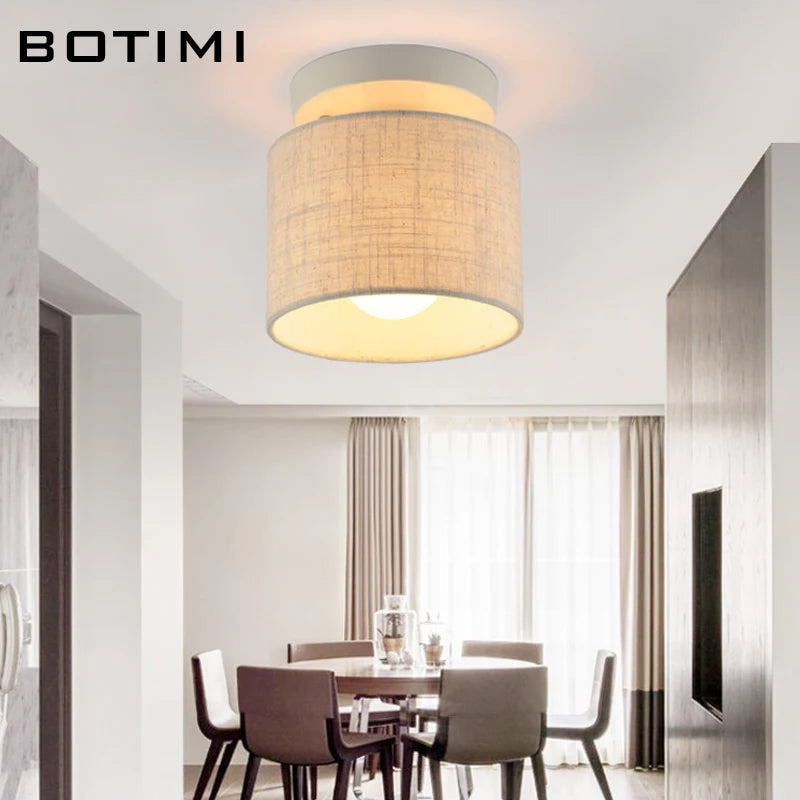 plafonnier led en tissu botimi