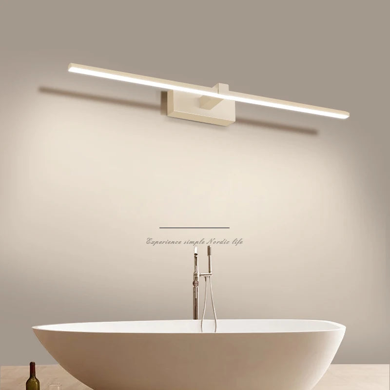 applique murale LED miroir moderne pour chambre salle de bain Luminaria luminaires déco Maison Penteadeira Luminaire Wandlamp