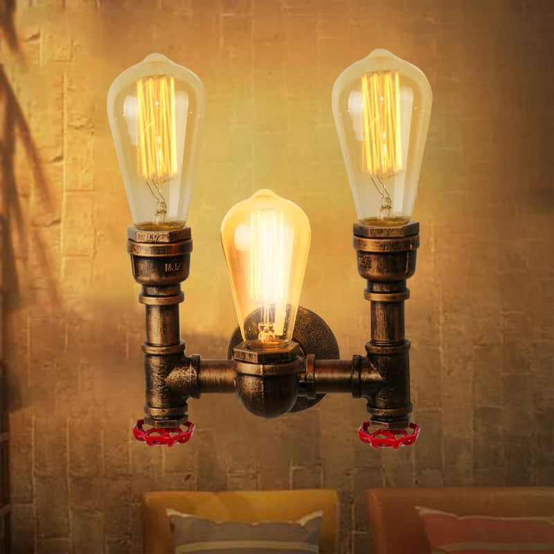 applique murale industrielle rétro vintage en fer pour bar restaurant