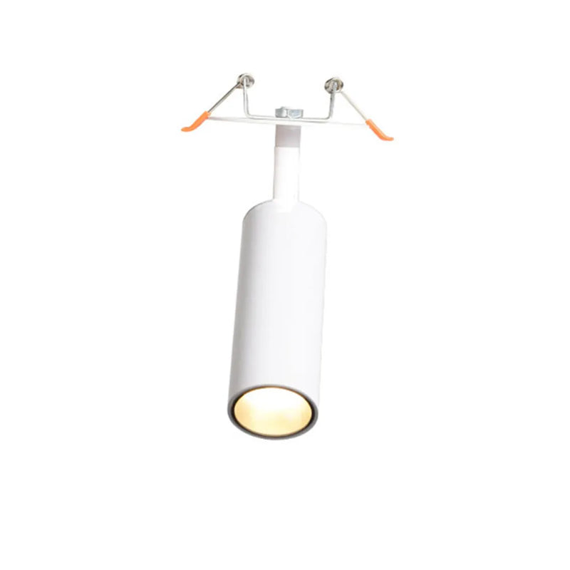 Spot plafond à LED tube directionnel blanc ou noir