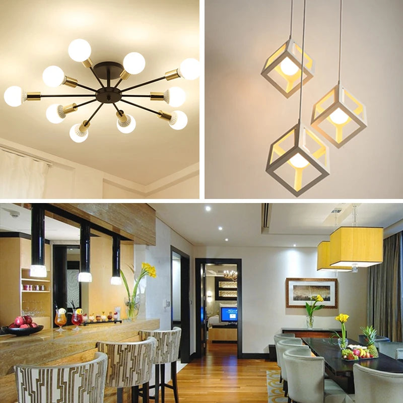 lampada lot de six lampes led pour éclairage intérieur