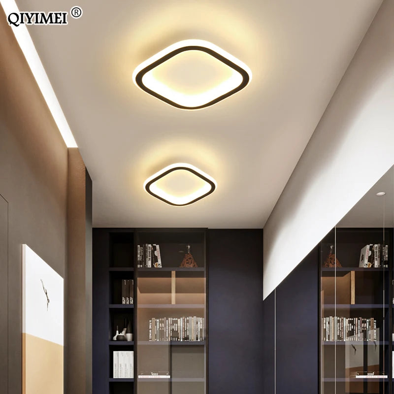 plafonniers led ronds et carrés pour intérieur luminaire simple