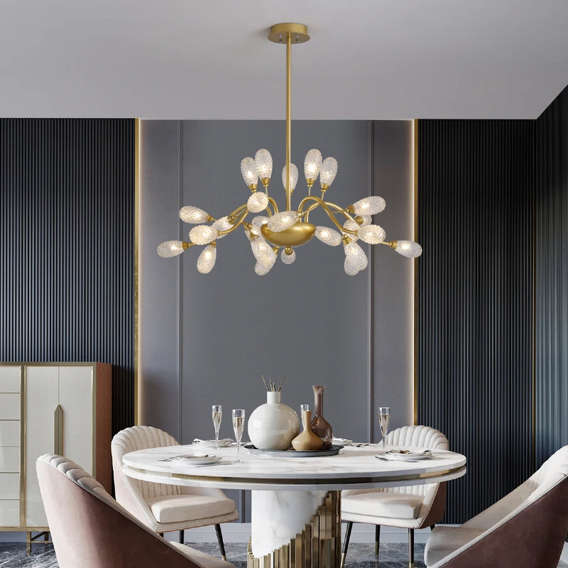 plafonnier led suspendu design moderne luminaire décoratif d'intérieur