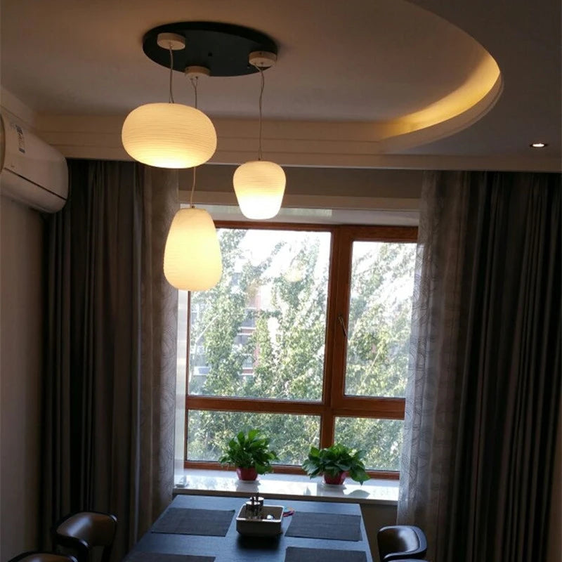 suspension globe rétro gzmj en verre abat-jour luminaire