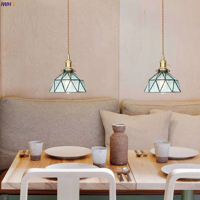 suspension led moderne nordique maison cuivre verre