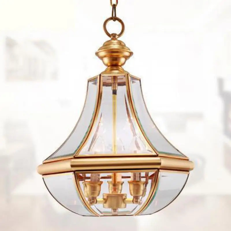 lustre en cuivre antique pour éclairage intérieur et extérieur