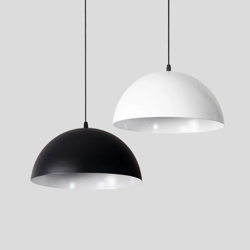 Suspension en demi-cercle luminaire nordique minimaliste Bar café Restaurant pour la décoration lampes suspendues