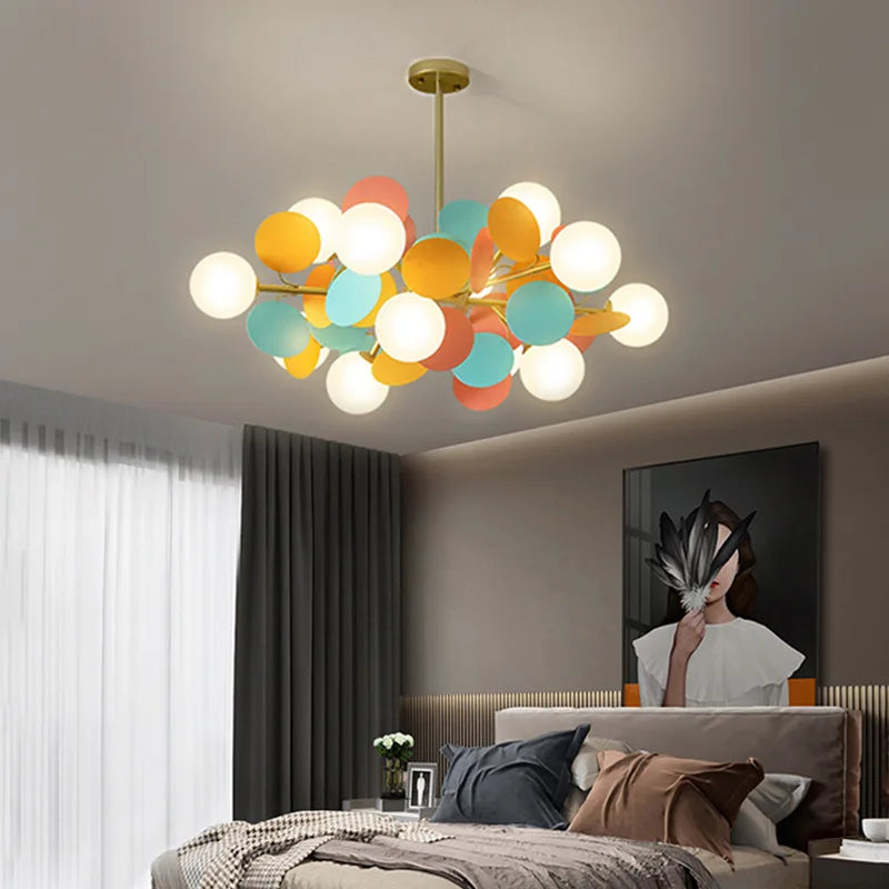 lustre nordique créatif lampe haricots magiques minimaliste moderne