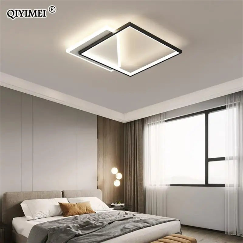 lustre moderne à leds pour intérieur rond luminaria lampara