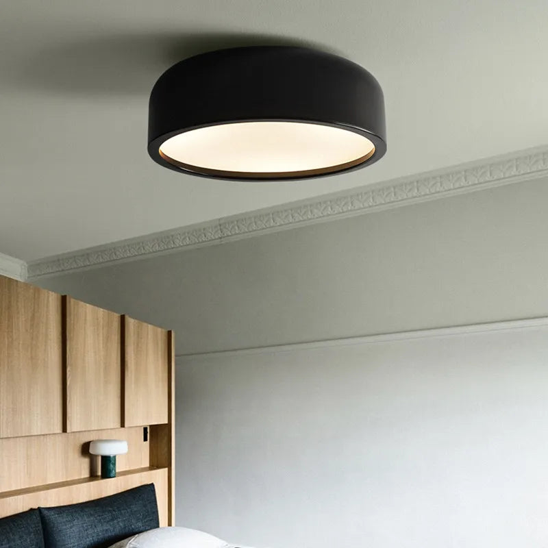 plafonnier led rond design smithfield en aluminium style scandinave hôtel