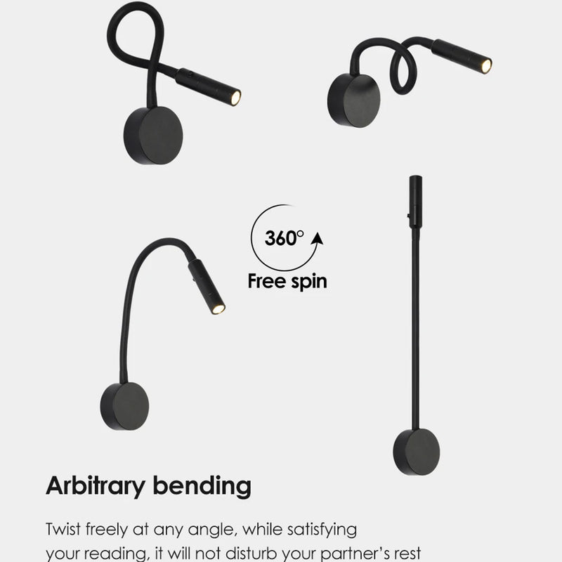 lampe de chevet moderne pour lecture et travail nocturne