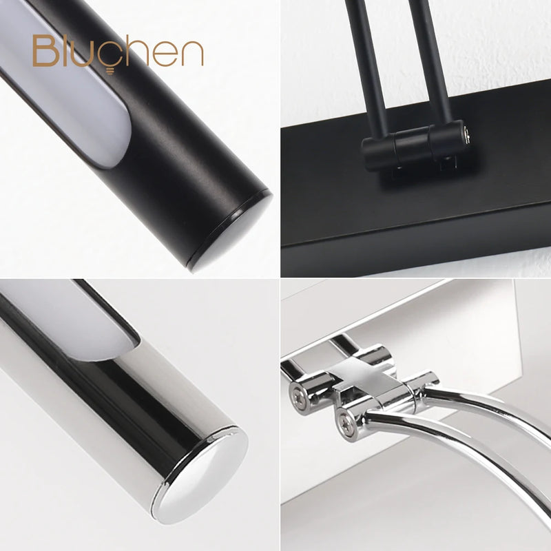 applique murale led moderne pour miroir intérieure longue lumière