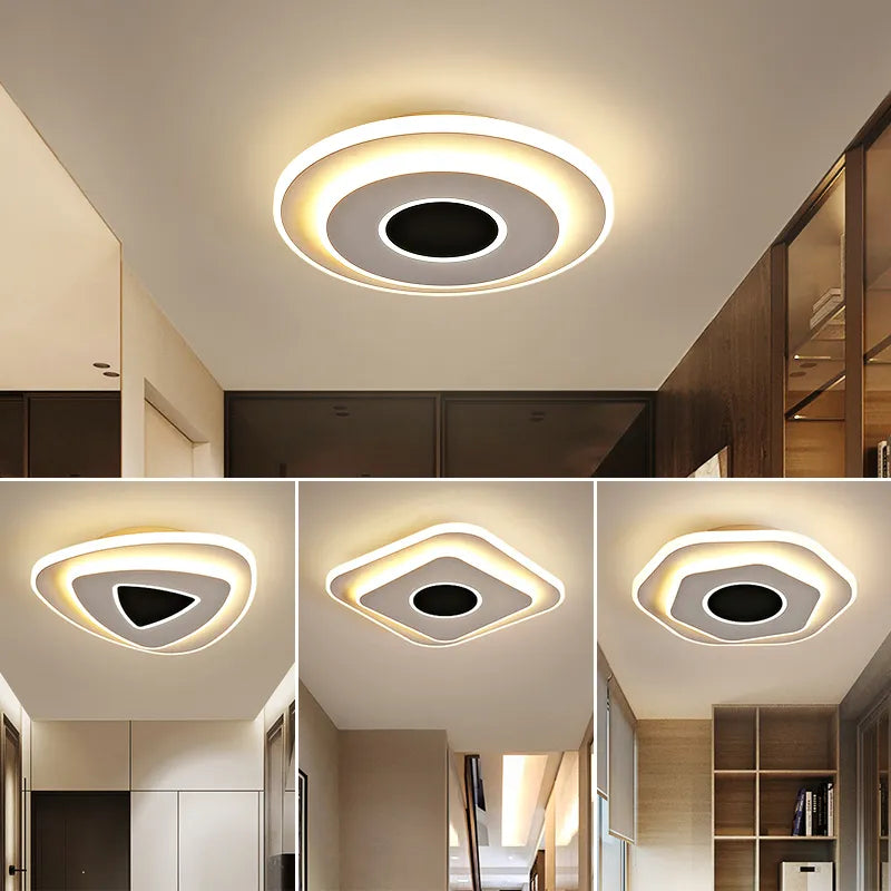 plafonnier led nordique en acrylique luminaire décoratif pour la maison