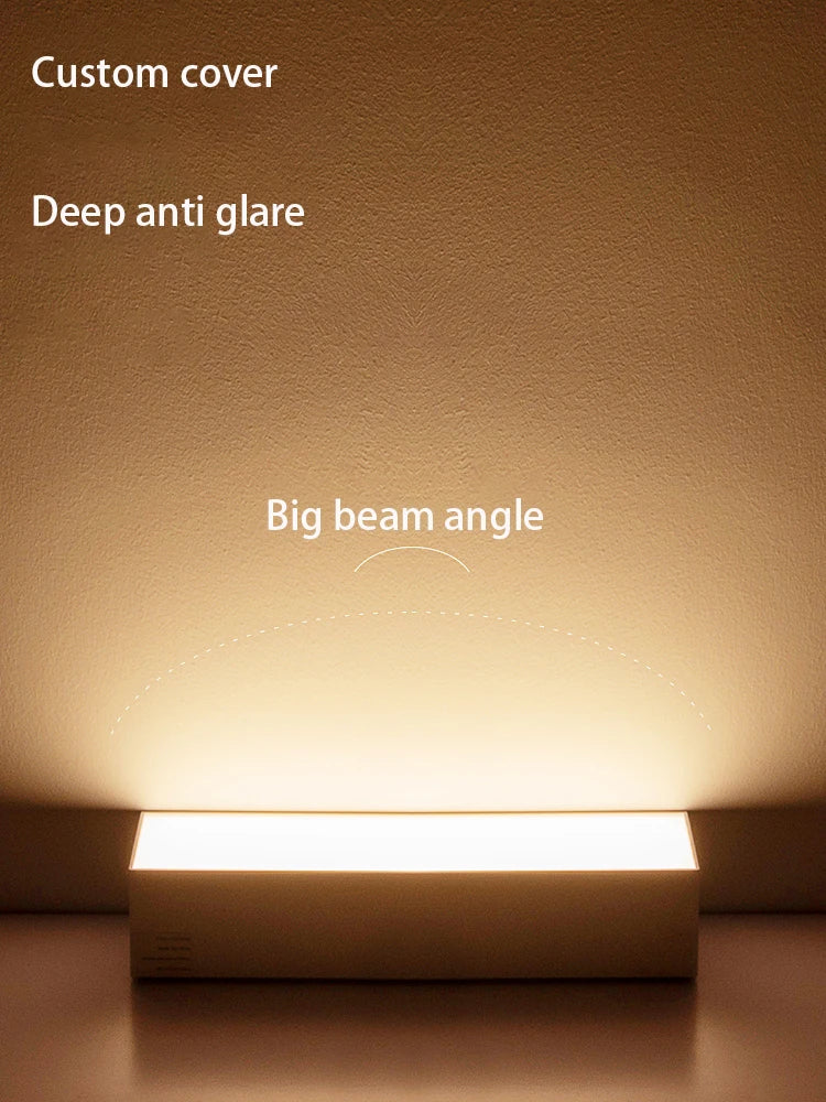 plafonnier led monté en surface spot rectangulaire