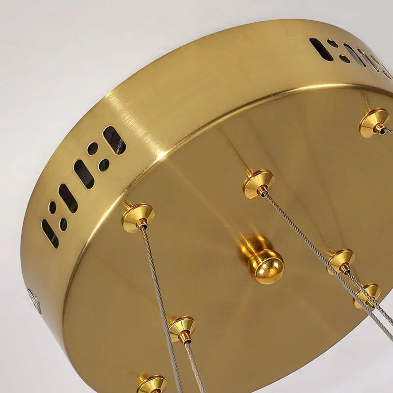 Lustre LED en cristal design moderne de luxe décorative