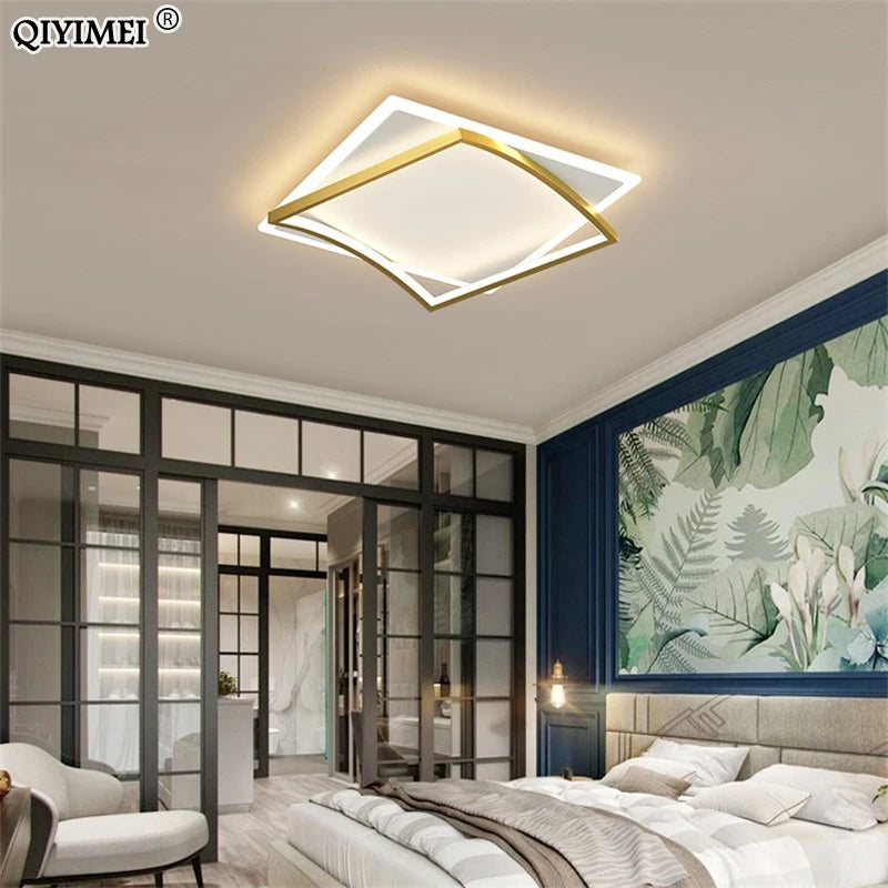lustre led moderne simple gradation pour ménage