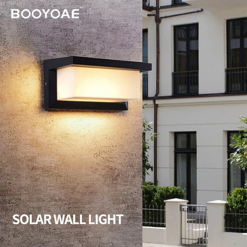 Applique solaire moderne couloir de jardin appliques extérieures terrasse corps humain Induction IP54 Induction étanche éclairage mural