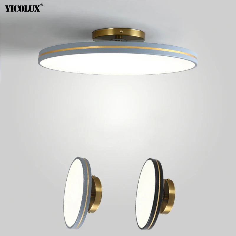 Rotatif À Distance Gradation Moderne LED Lustre Lumières Salon Étude Chambre Allée Couloir Appartements Lampes Éclairage Intérieur