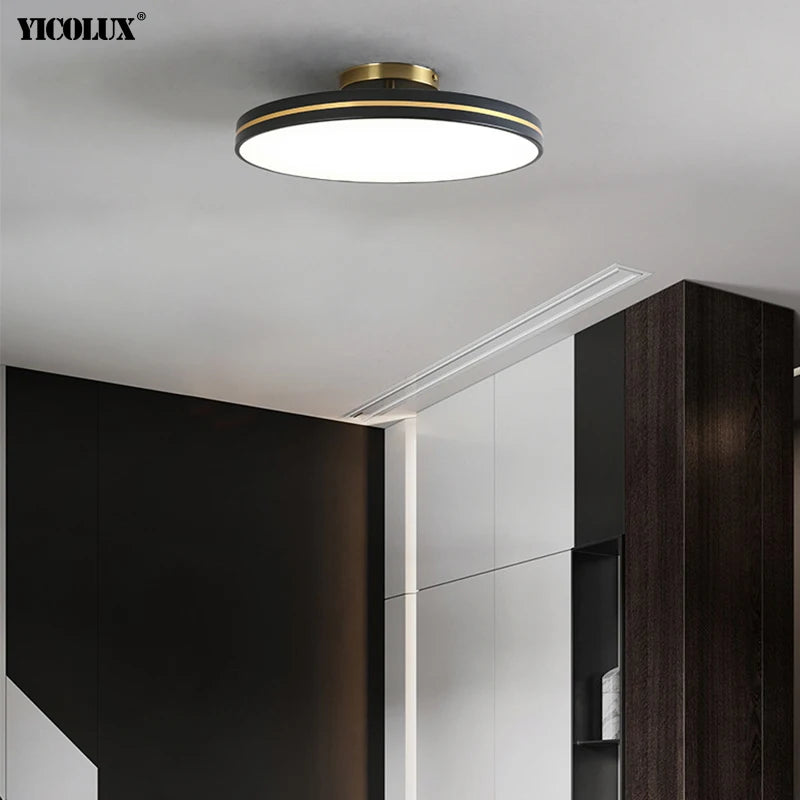 Rotatif À Distance Gradation Moderne LED Lustre Lumières Salon Étude Chambre Allée Couloir Appartements Lampes Éclairage Intérieur