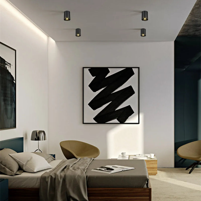 spot led gu10 réglable monté en surface pour plafond