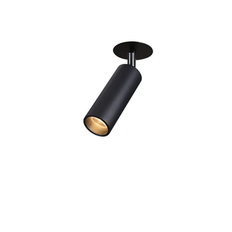 Spot plafond à LED tube directionnel blanc ou noir