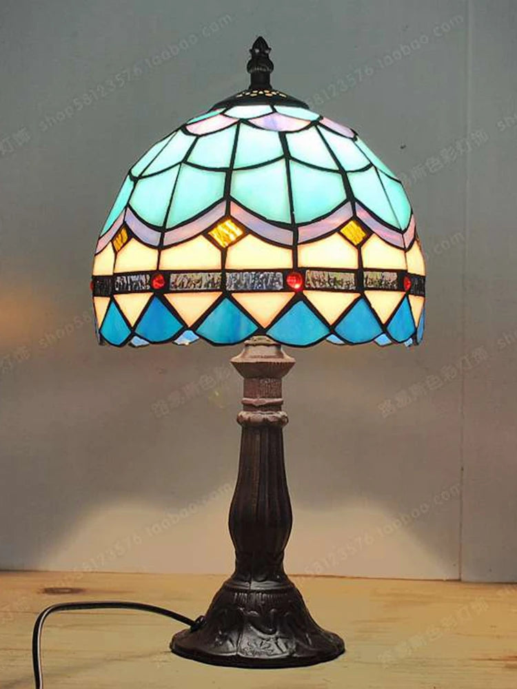 lampe de chevet en verre style européen pour enfants