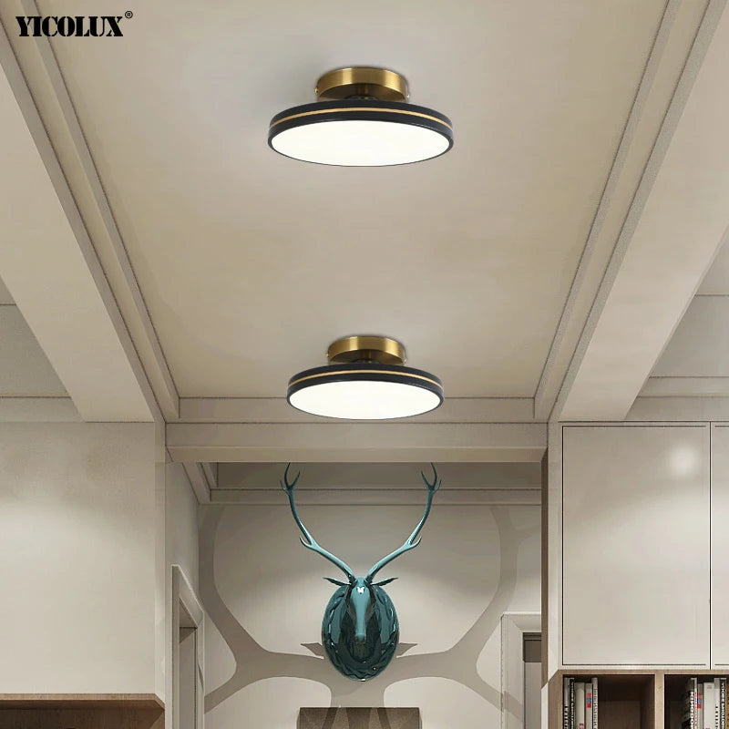 Rotatif À Distance Gradation Moderne LED Lustre Lumières Salon Étude Chambre Allée Couloir Appartements Lampes Éclairage Intérieur