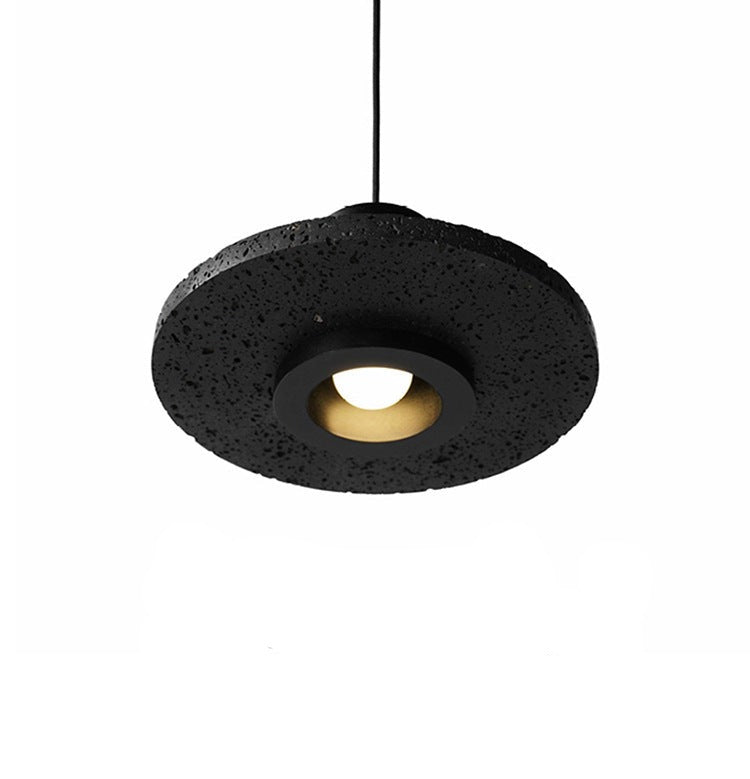 pendant light industrial black and gold Terrazzo