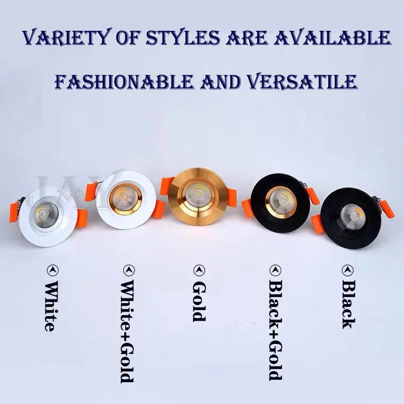 mini spot led intégré pour éclairage discret et élégant