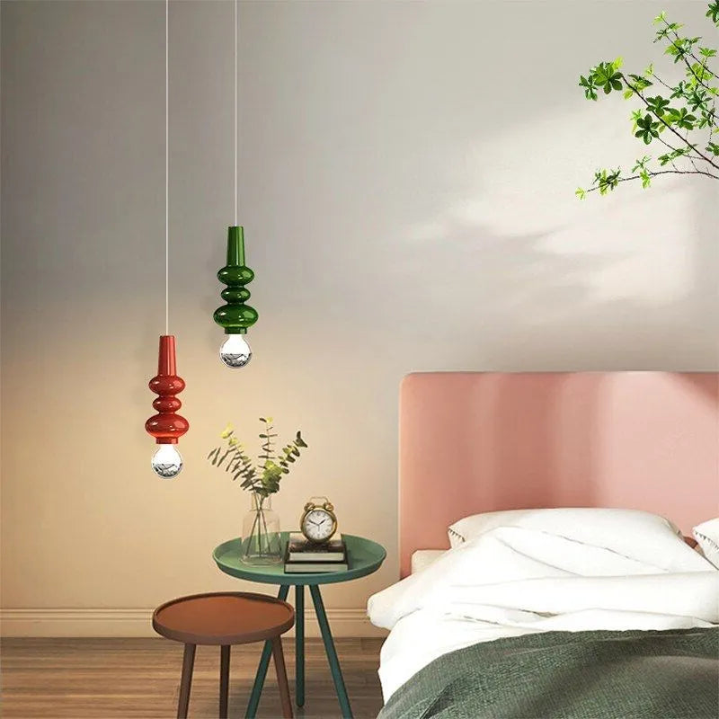 lampe led suspendue design nordique minimaliste forme chenille
