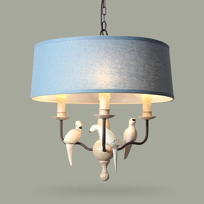 suspension vintage nordique design oiseau pour restaurant café