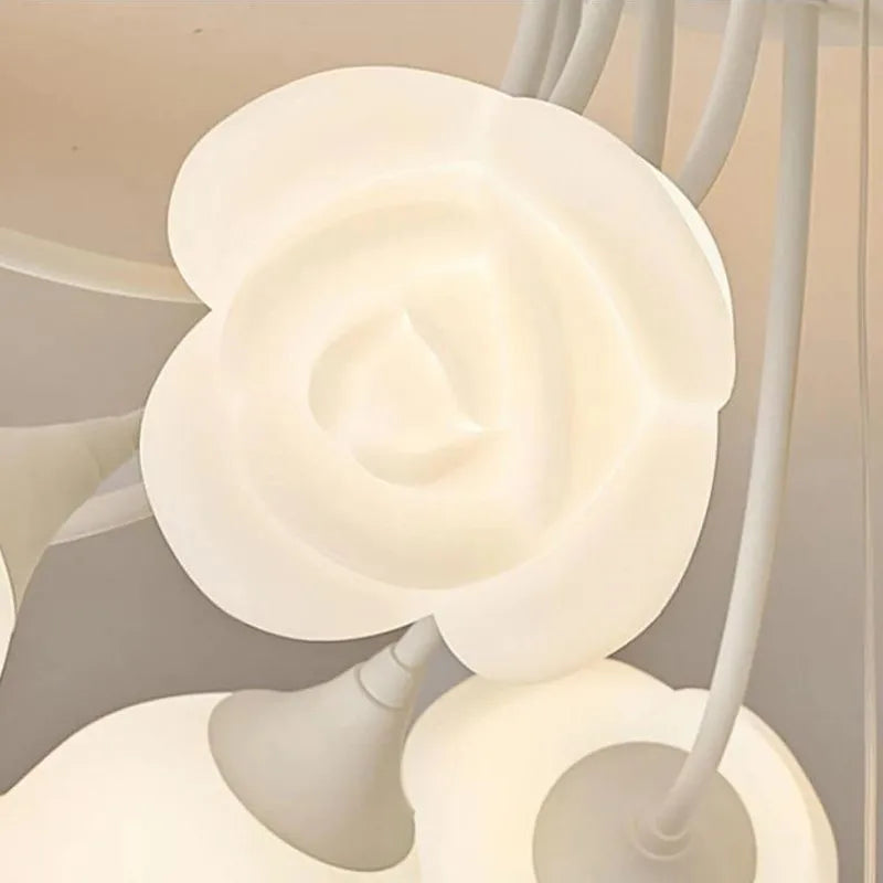 plafonnier moderne à fleurs simple style rétro jardin américain