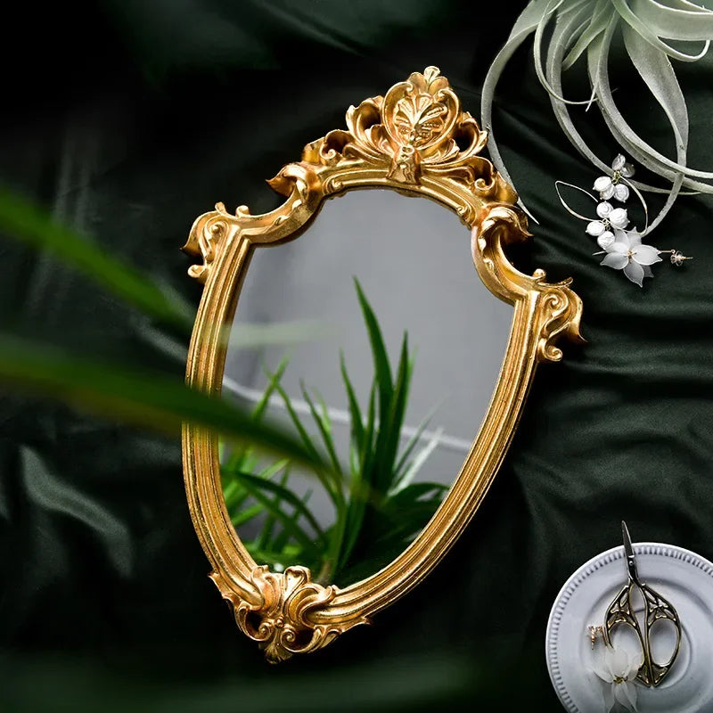 miroir vintage doré décoration murale cadeau mariage rétro