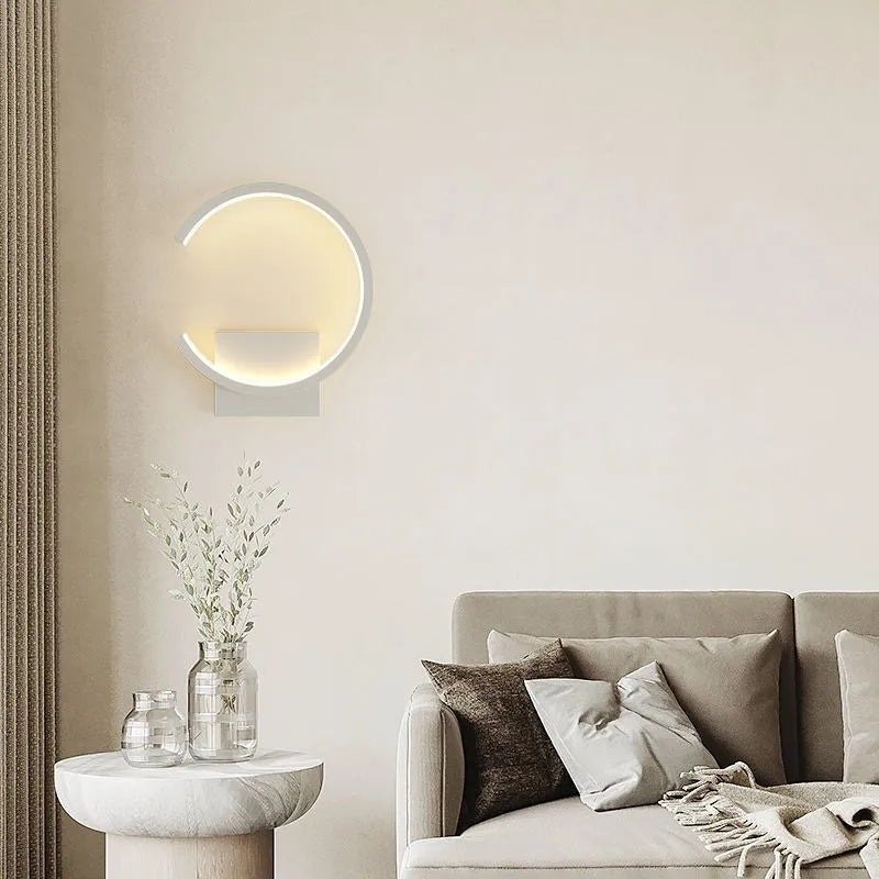 lampe applique murale aluminium minimaliste