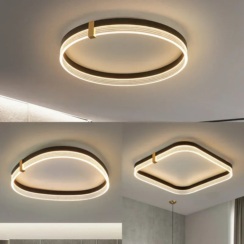 Plafonnier moderne à leds pour intérieur décoration maison